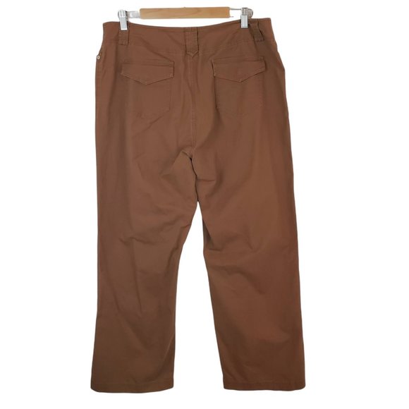 Pendleton Brown/Copper 4-Pocket Pants Size 18 - Picture 4 of 9